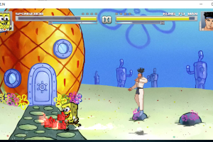 快手抖音，海绵宝宝格斗玩法