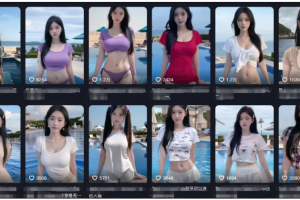 【AI项目分享】绝对的流量密码！AI美女视频，条条爆款，收徒价格599，899！