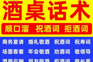 祝酒词教学参考资料电子版+祝酒辞大全酒桌顺口溜祝酒技巧宴会话【虚拟资源】