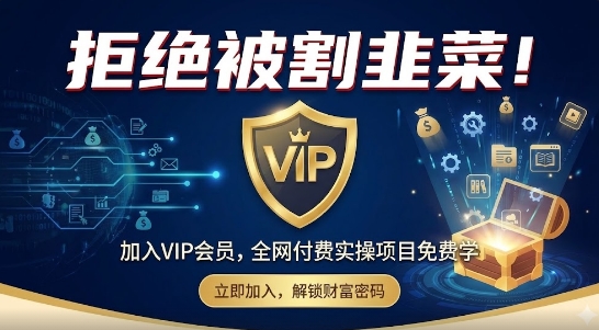 不做镰刀，只做互联网人的“大后方”，一次付费，终身陪伴！