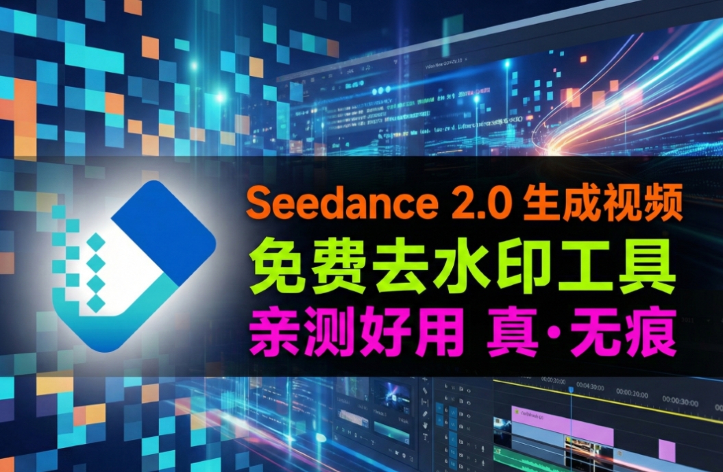 seedance 2.0 去水印工具方法