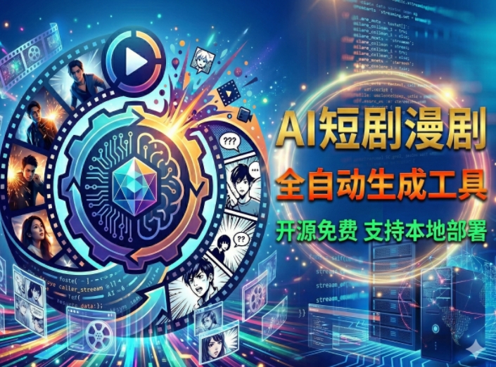 AI短剧漫剧全自动生成工具