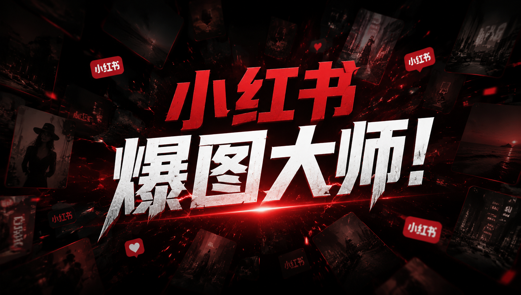 小红书爆图大师！1分钟复刻小红书+贴图号热门笔记，自媒体人必备神器